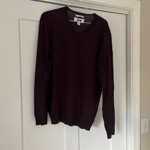 Maroon Men's V-neck Joseph Abbound